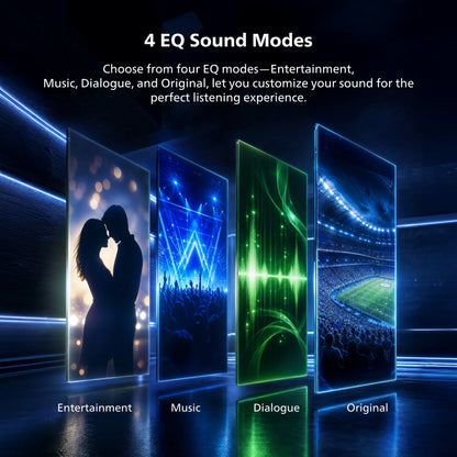 Philips 2.1 Channel Soundbar with Wireless Subwoofer - 260W Max Power, 6.5" Deep-Bass Sub, Bluetooth 5.4, HDMI ARC, Wall Mountable (TAB5500)