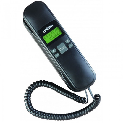 Uniden Black Slimline Caller ID Corded Phone (AS7103)