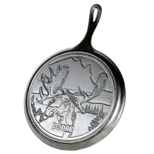 Lodge Wildlife Series™ 26.6 cm Seasoned Cast Iron Moose Griddle (L9OGWLMO)