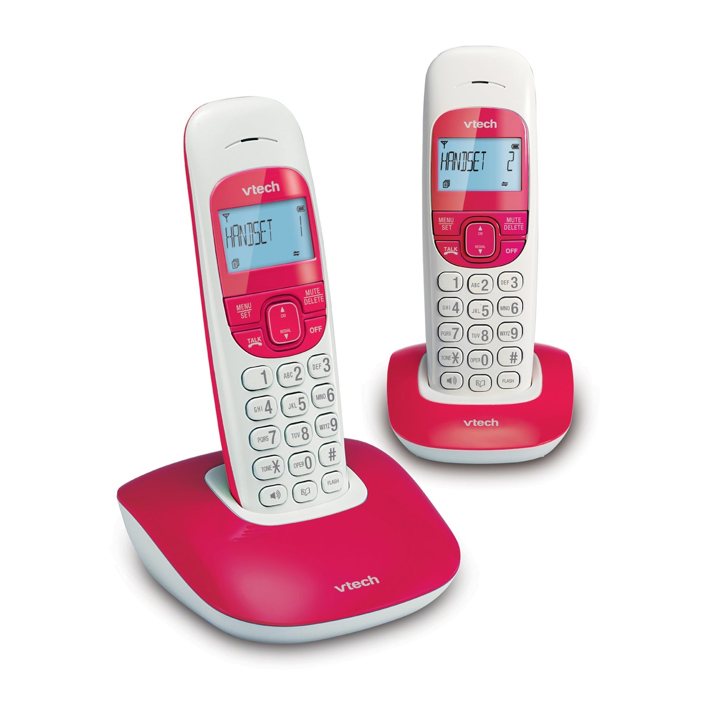 Vtech Twin Cordless Phone with Speaker Phone and Caller ID (VT1301-2)
