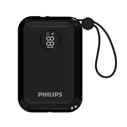 Philips 10000mAh Powerbank 22.5W Fast Charge Built-in USB Type C Cable (DLP2228)