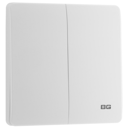 British General BG Neo Slimline Edge to Edge 2 Gang 2-Way Switch (PCWH42E)