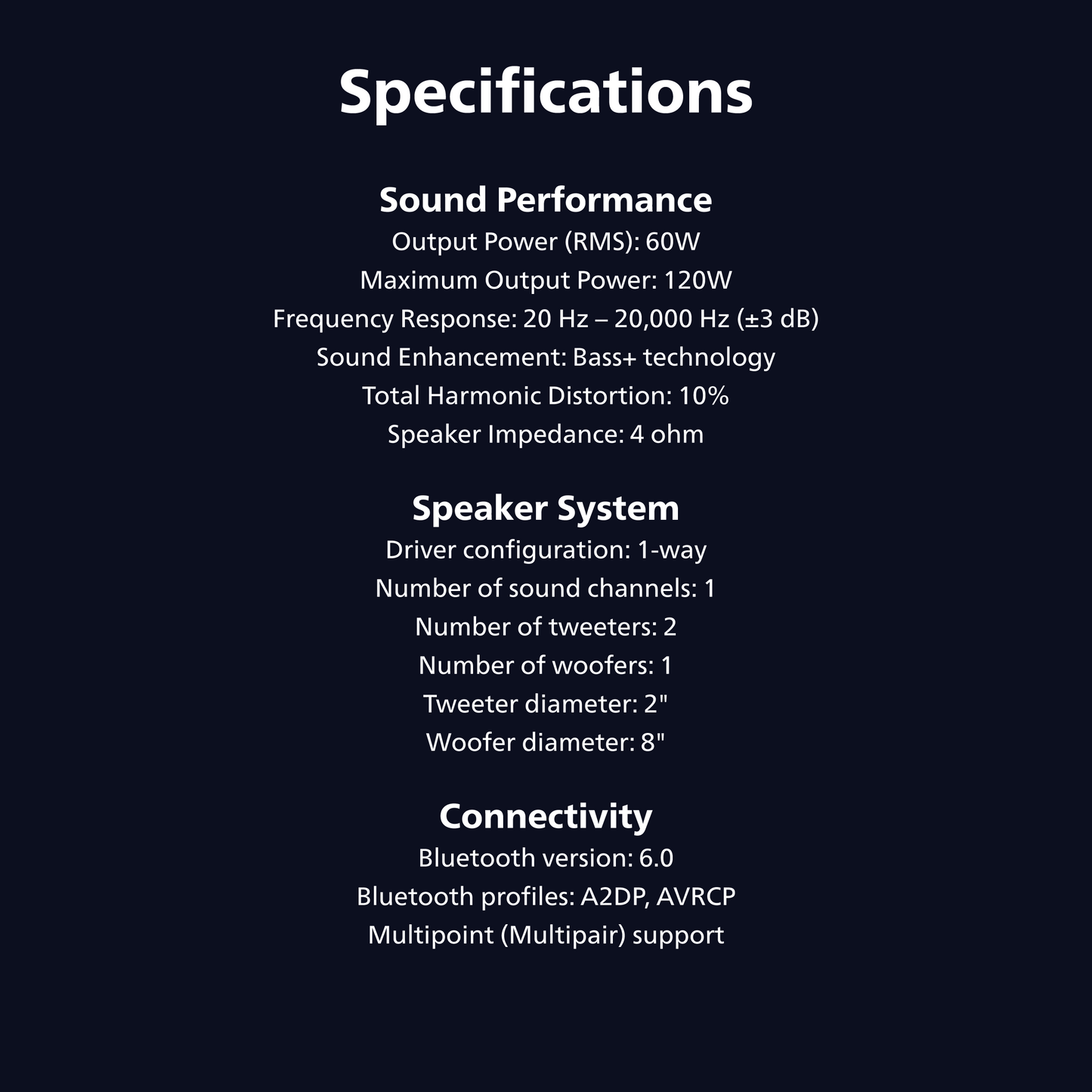Philips Wireless Karaoke Party Speaker – Loud 120W Outdoor Speaker with Beat-Synced RGB Lights and App Control (TAX3000)