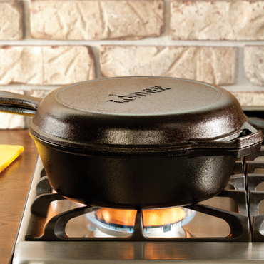 Lodge Seasoned Cast Iron Combo Cooker 3.2QT/10.25" (LCC3)