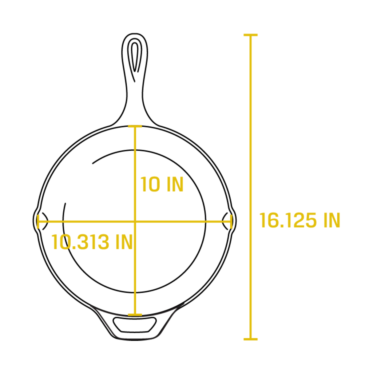 Lodge Wildlife Series™ 26 cm Seasoned Cast Iron Deer Skillet (L8SKWLDRINT)