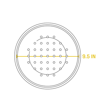 Lodge 26cm Seasoned Cast Iron Lid (L8IC3)
