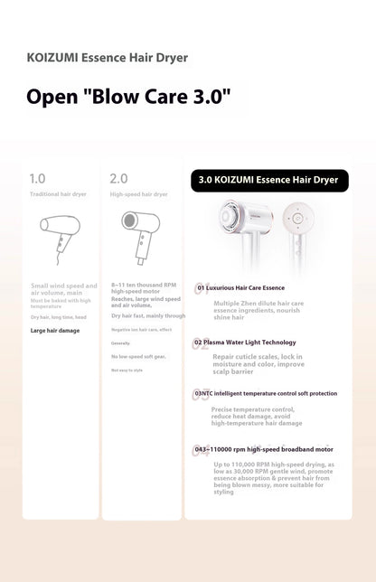Koizumi Essential Oil BLDC Hair Dryer White (KHD-G810/WD)