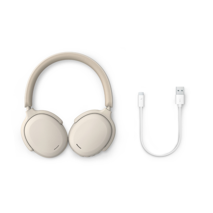 Philips 2000 Series Wireless Over-Ear Headphones – 55hr Battery, Extra Bass, Multipoint Bluetooth 5.4 (TAH2300)