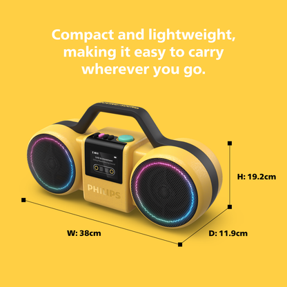 Philips Portable Waterproof Bluetooth Speaker The Tube (TAMS60)