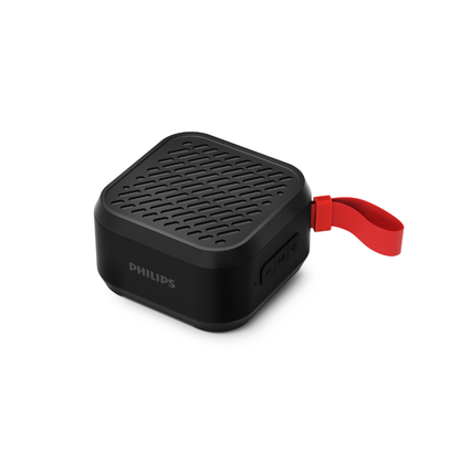 Philips S1000 Series Portable Bluetooth Speaker – 20hr Battery, IPX5 Splash-Proof, Auracast™ & Bass+ (TAS1000BK)
