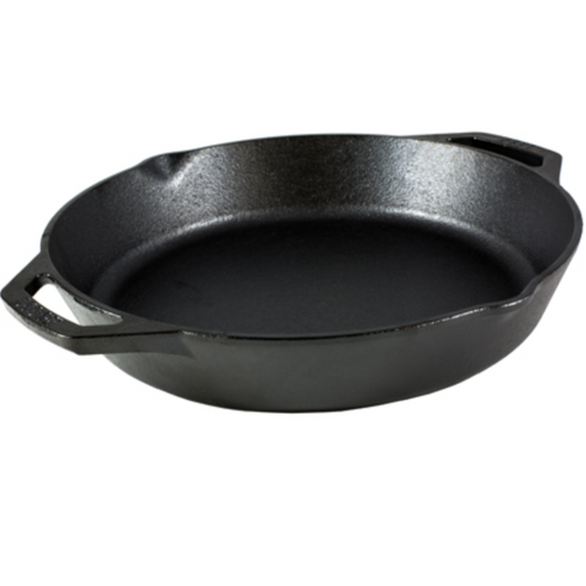 Lodge Cast Iron Classic Seasoned Cast Iron Dual Handle Pan 12" (L10SKLINT)