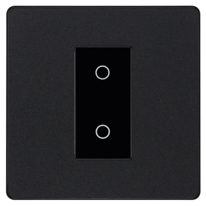 British General Evolve Matt Black 200W Single Touch Dimmer Switch 2 Way (PCDMBTDM1B)