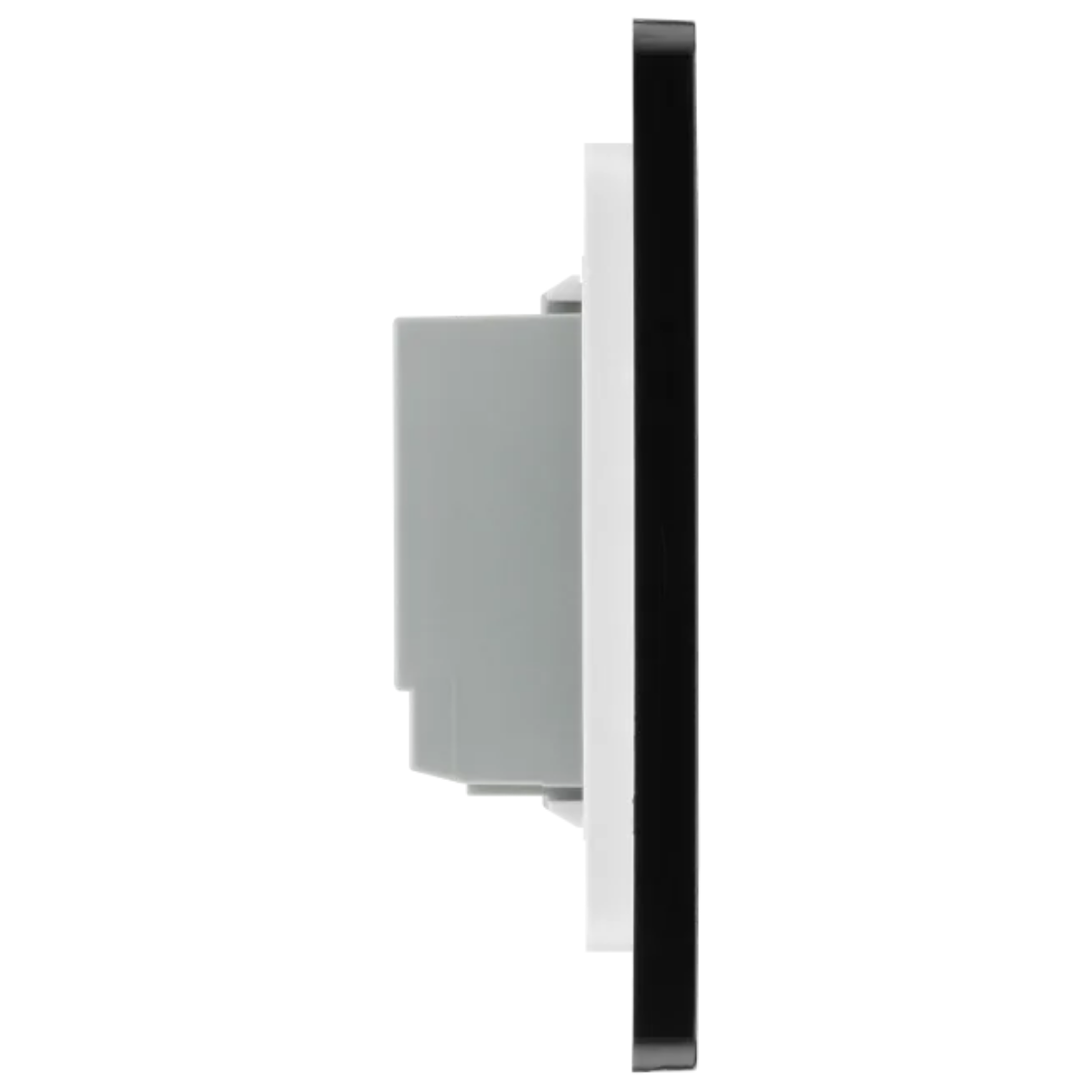 British General Evolve Matt Black 200W Double Touch Dimmer Switch 2 Way (PCDMBTDM2B)