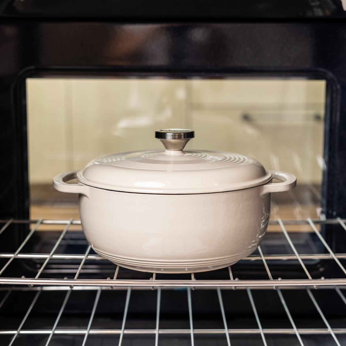 Lodge Cast Iron 4.5 Quart Red Enameled Cast Iron (EC4D)