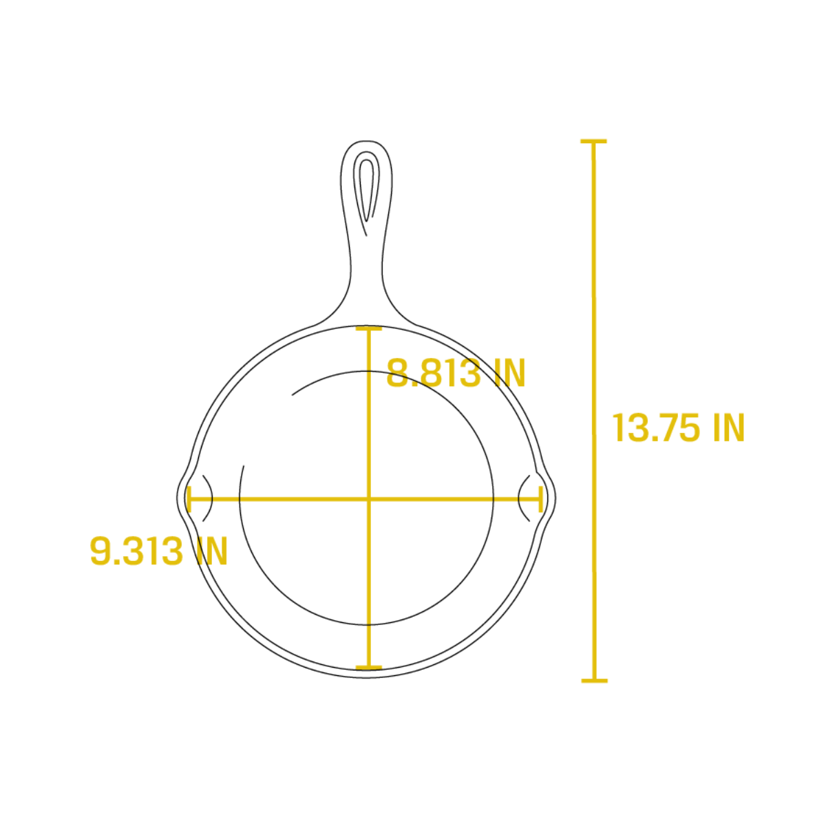 Lodge  Cast Iron Classic Seasoned Cast Iron Skillet 9" (L6SK3)