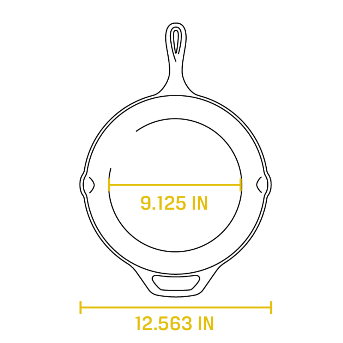 Lodge Cast Iron Classic Seasoned Cast Iron Skillet 12" (L10SK3)