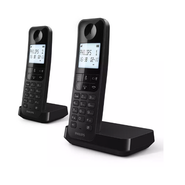 Philips Cordless Phone Duo (D2702B/90)