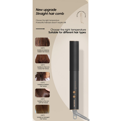 Koizumi Silk Straight Hot Iron Comb (KHR-G650/KD)