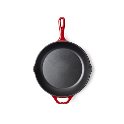 Lodge 11" Ruby Enameled Cast Iron Skillet Induction & Oven Safe (EC11S402)