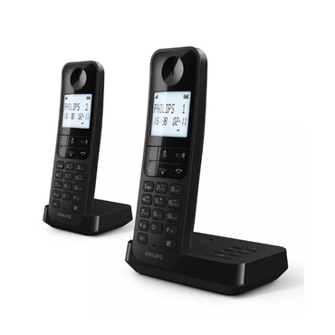 Philips Cordless Phone Duo with Answering Machine (D2752B/90)
