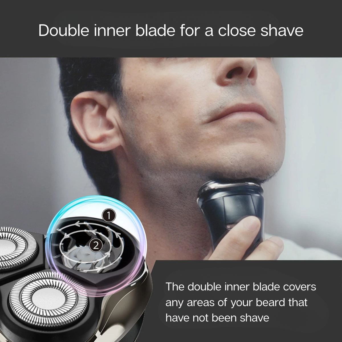 Vidal Sassoon Multi-Flex Rotary Heads Shaver (VSM-6300H)