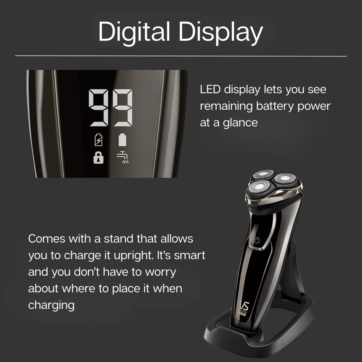 Vidal Sassoon Multi-Flex Rotary Heads Shaver (VSM-6300H)