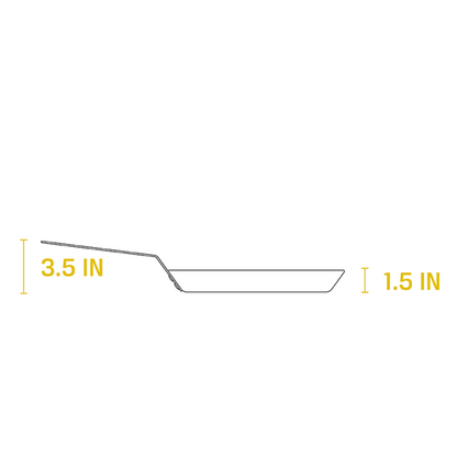 Lodge 12 Inch Seasoned Carbon Steel Skillet Lightweight, Durable, Pre-Seasoned, Perfect for Searing & Frying (CRS12)