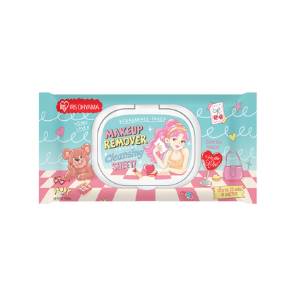 IRIS OHYAMA × Daddy and the Muscle Academy Makeup Remover Sheets Fragrance-Free 10/25 Sheets Gentle Cleansing Wipe (TWTF-10D/25D)