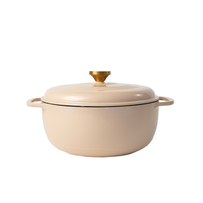 Lodge Cast Iron 6 Quart Enameled Cast Iron Dutch Oven (EC6D)