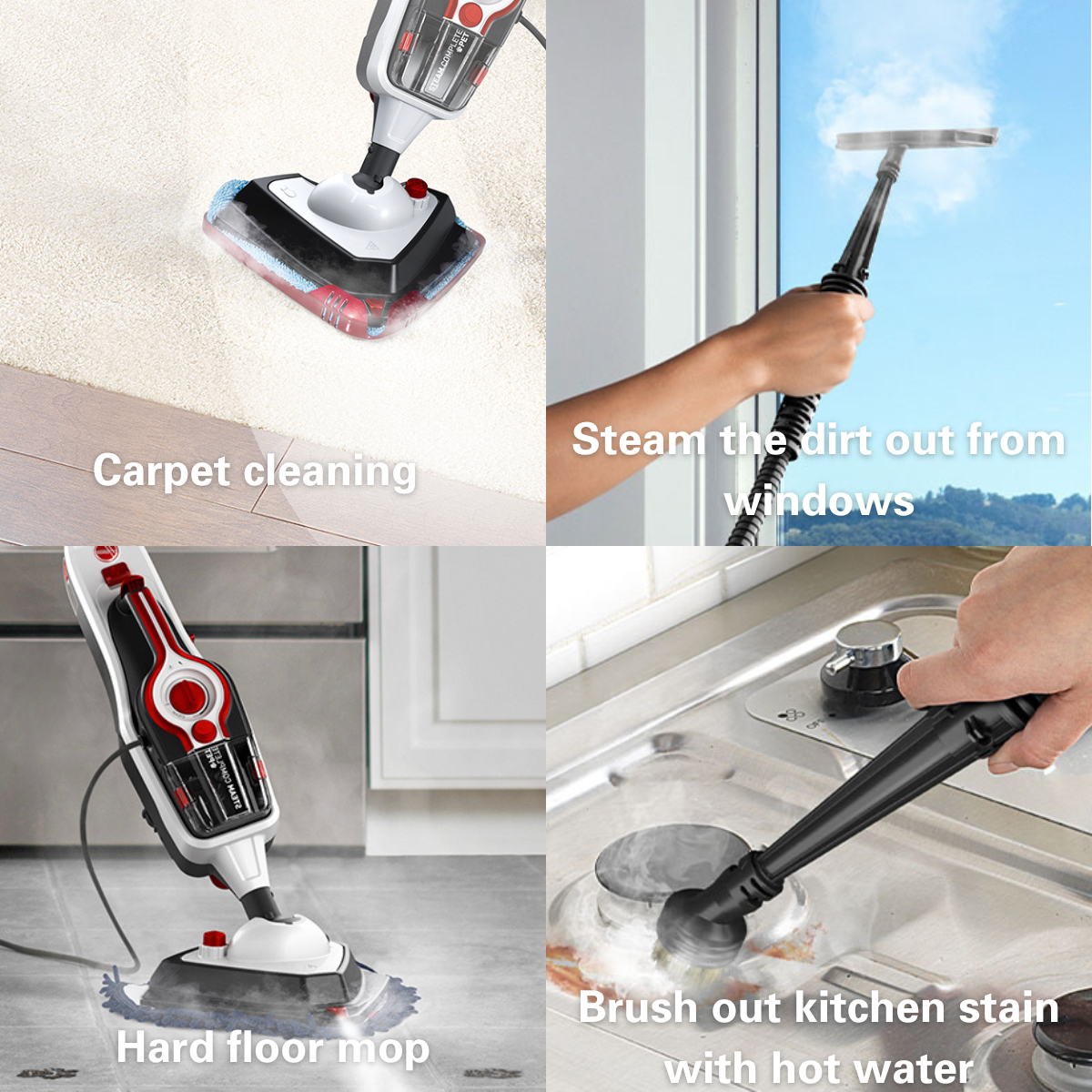 Hoover 10-In-1 Multipurpose Steam Mop Cleaner (WH21000)