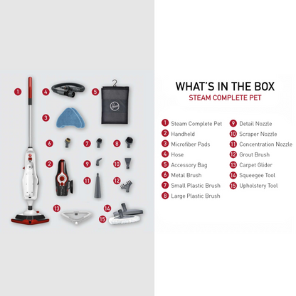 Hoover 10-In-1 Multipurpose Steam Mop Cleaner (WH21000)