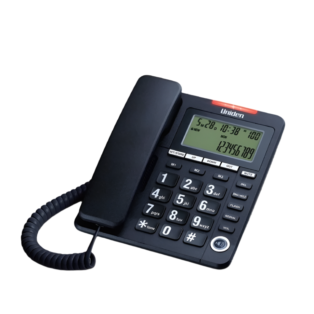 Uniden  Big Display, Button Speaker Corded Phone (AS7408)