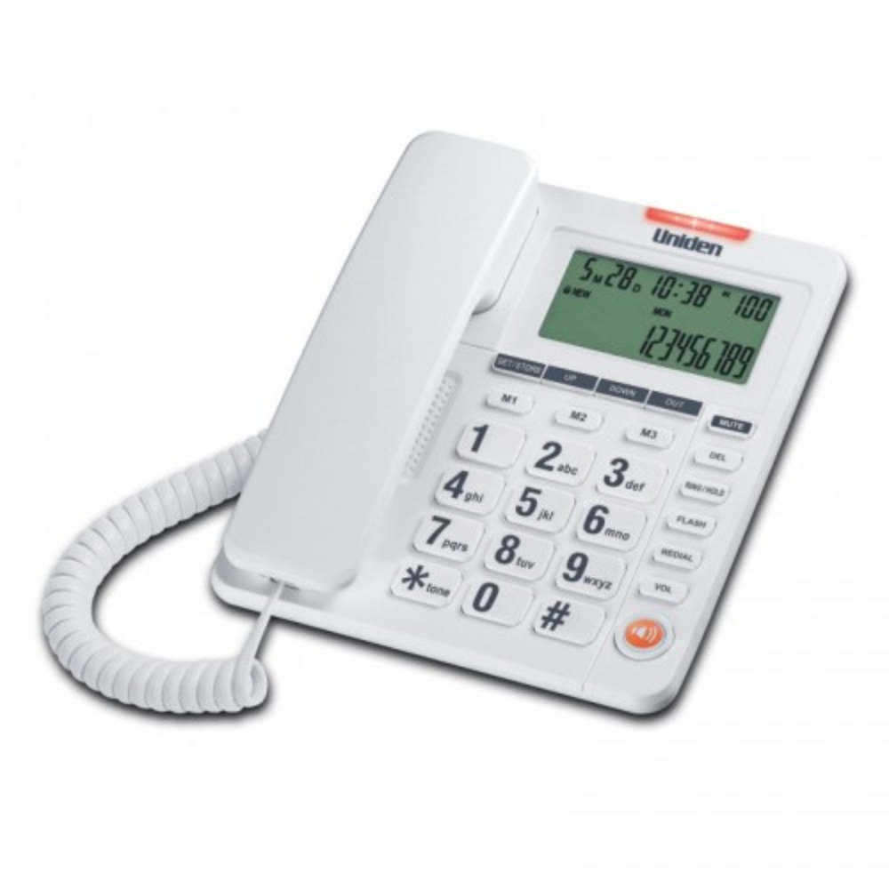 Uniden  Big Display, Button Speaker Corded Phone (AS7408)