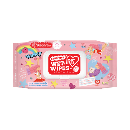 IRIS OHYAMA×Daddy and the Muscle Academy Sensitive Fragrance-Free Wet Wipes  Gentle Skin Cleaning Wipe 20/80 Sheets