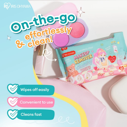 IRIS OHYAMA × Daddy and the Muscle Academy Makeup Remover Sheets Fragrance-Free 10/25 Sheets Gentle Cleansing Wipe (TWTF-10D/25D)