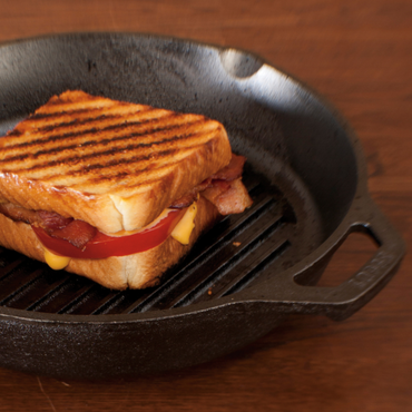 Lodge Cast Iron Classic Seasoned Cast Iron Grill Pan (L8GP3)