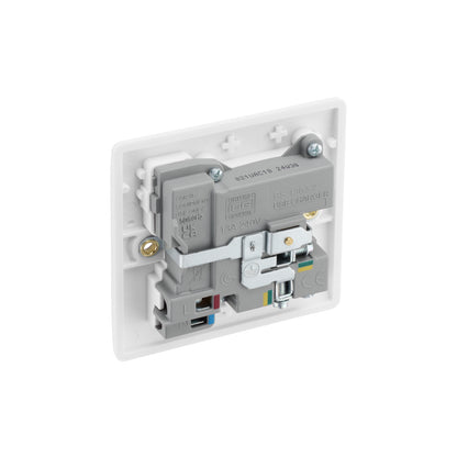 British General BG Moulded Single Gang Switched 13A Power Socket With 18W USB-C+A (821UAC18)