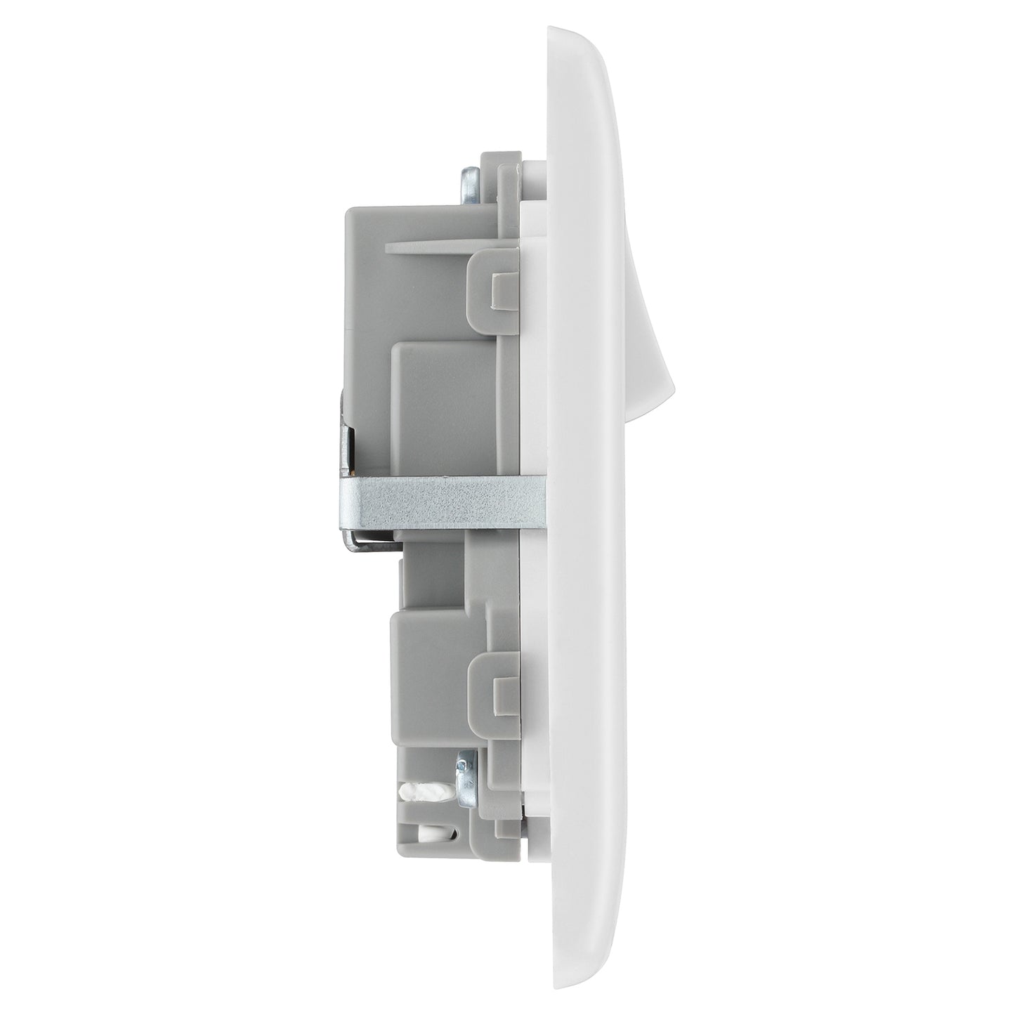 British General BG Moulded Double Gang Switched 13A Power Socket With 12W USB-C+A (822UAC12)