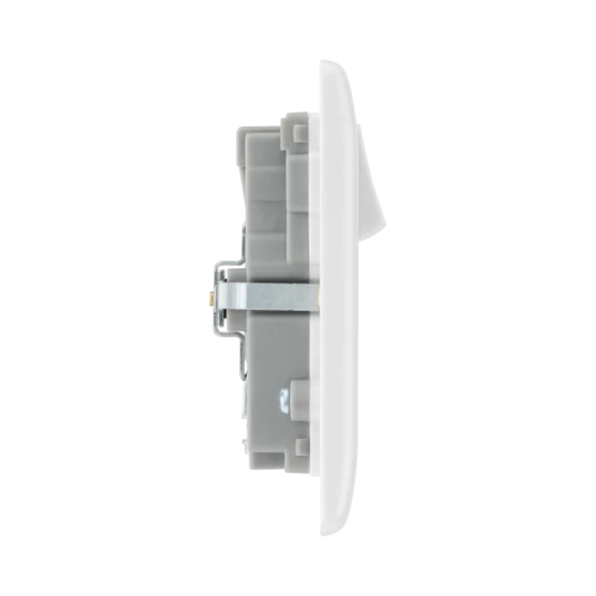 British General BG White Moulded 2 Gangs Sockets With 22W Output USB A & C (822UAC22)