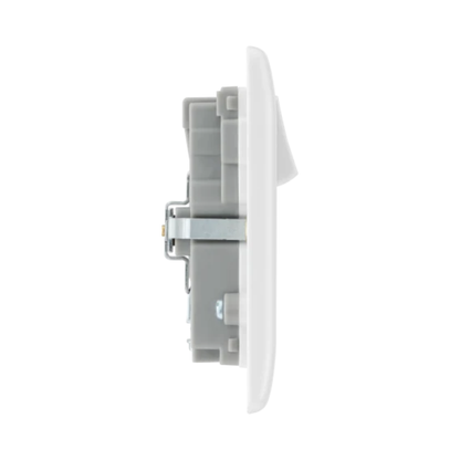 British General BG White Moulded 2 Gangs Sockets With 22W Output USB A & C (822UAC22)