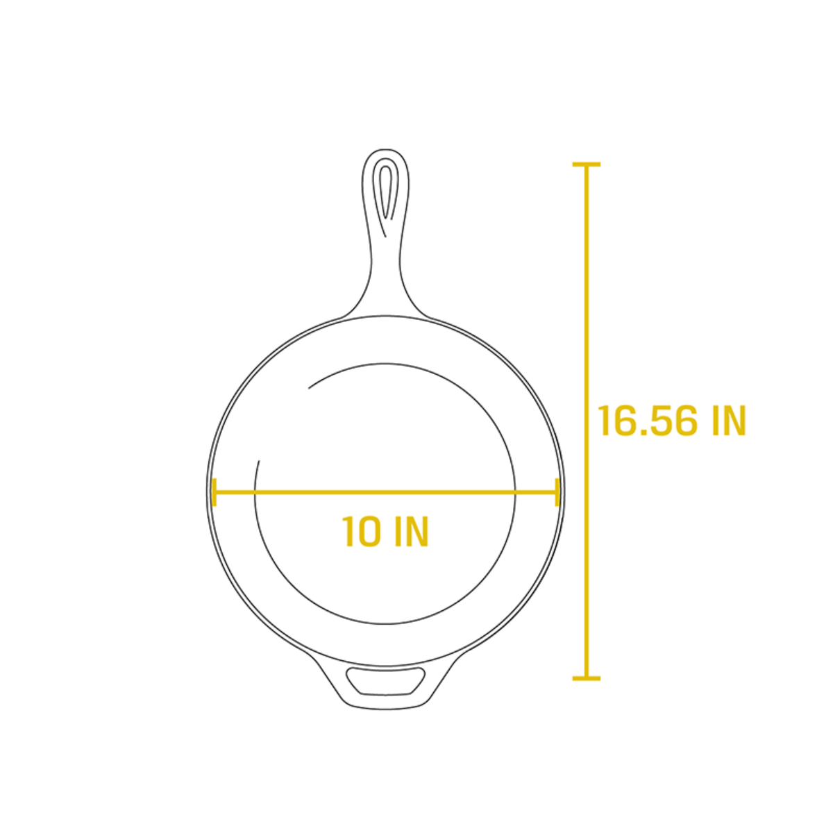 Lodge Seasoned Cast Iron Combo Cooker 3.2QT/10.25" (LCC3)