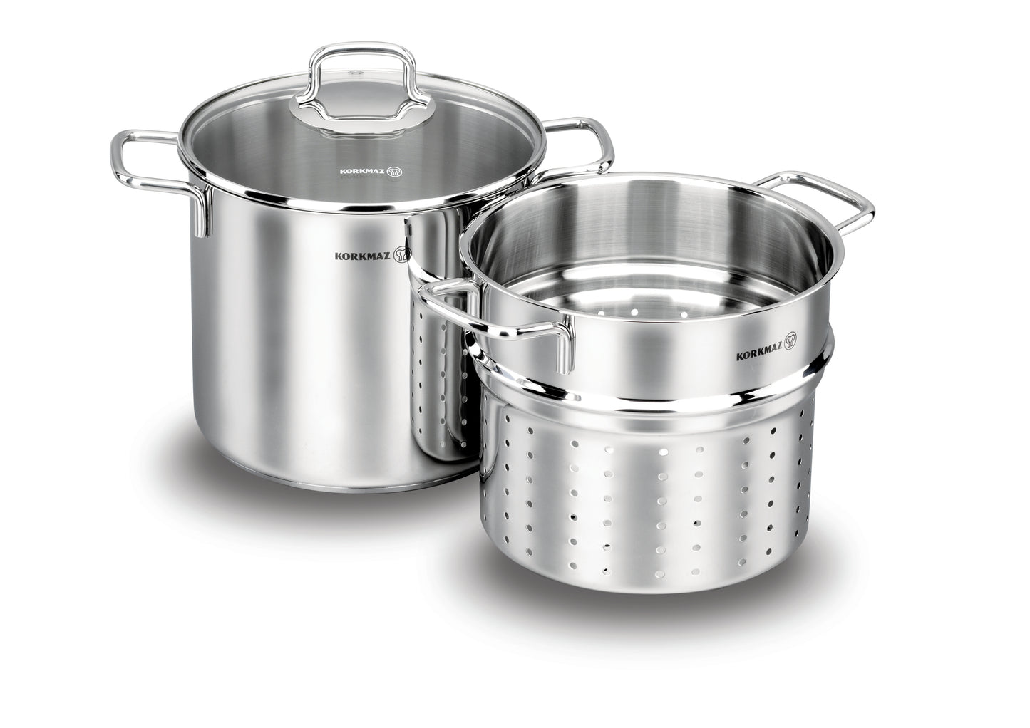 Korkmaz Perla 20x18cm/5.6ℓ Spaghetti Cookware Set (A1523)