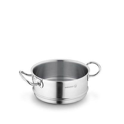 Korkmaz Proline Satin Steam 20x10cm/3.1ℓ Cooking Apparatus (A2771)