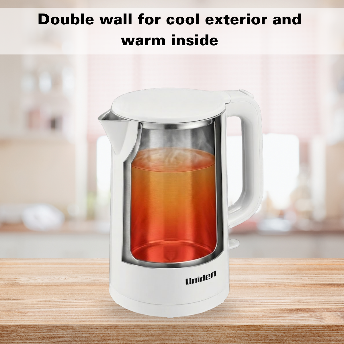 Uniden 1.5 Litre Double Wall Kettle (AK5200)