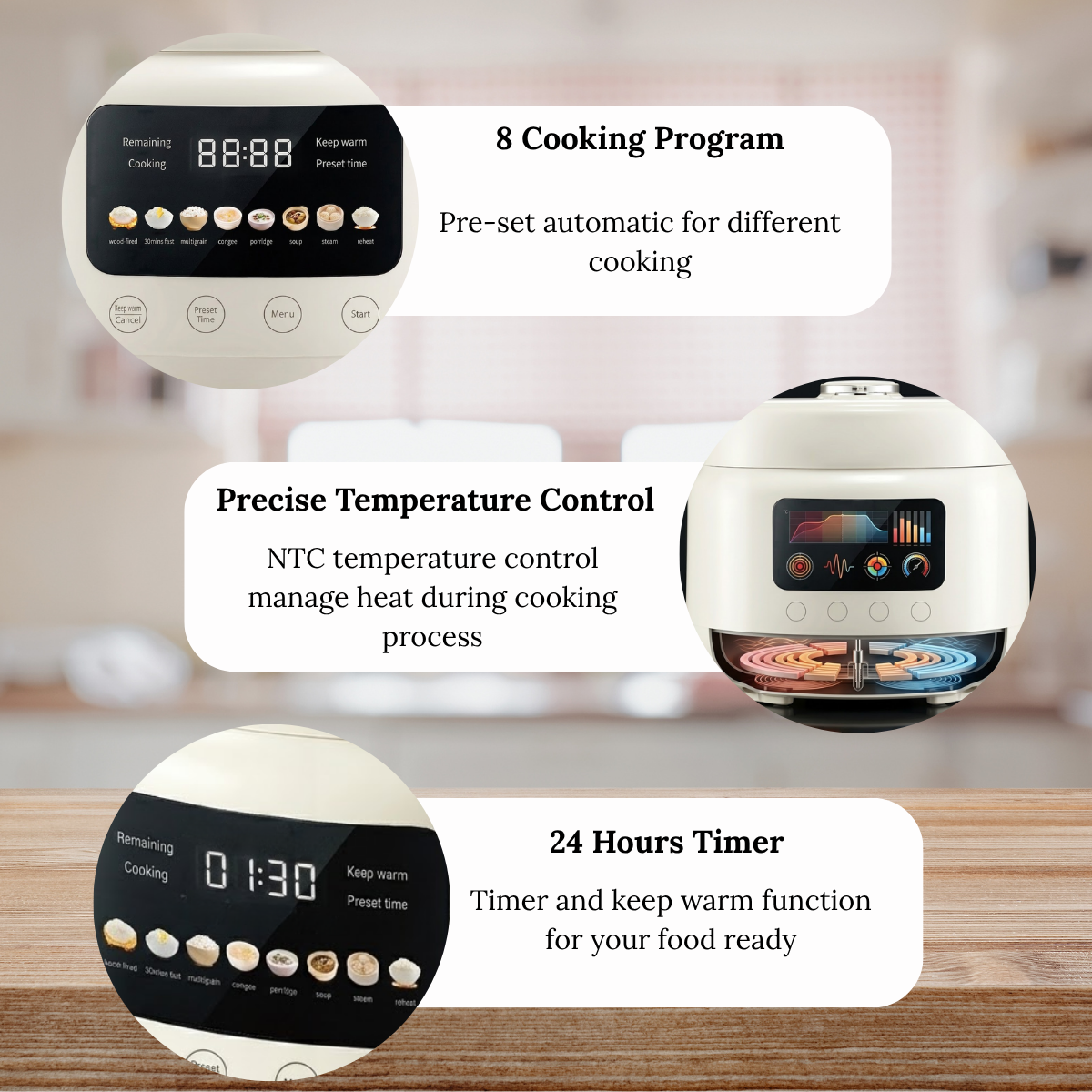 Uniden 1.2 Litre Premium Rice Cooker (AR5310)