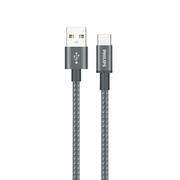 Philips USB A to USB C, USB C to USB C, USB C to Lightning Cable Max Suitable for iPhone 60W Sync and Charge  (DLC5030)