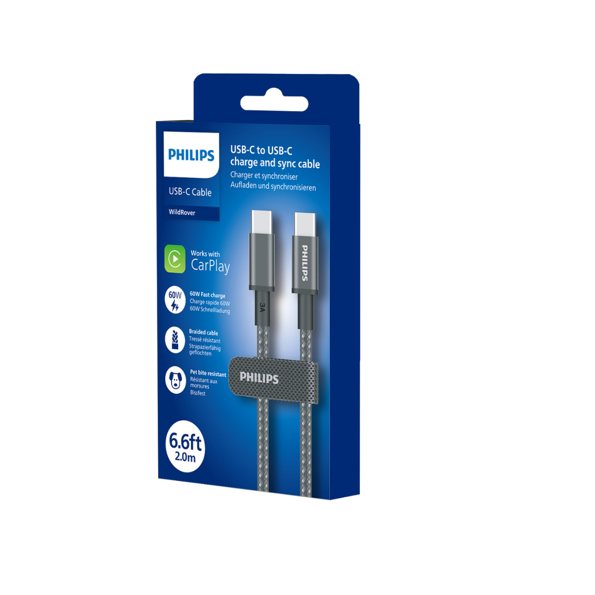 Philips USB C to C Cable Fast Charge (DLC5060C)