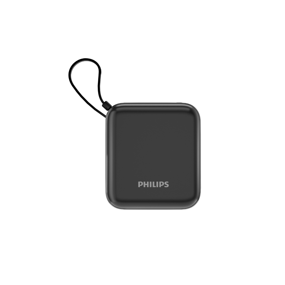 Philips 10000mAh Mini Power Bank PD 20W 22.5W Fast Charging Built-in Type-C & Lightning Cables (DLP2217/97)