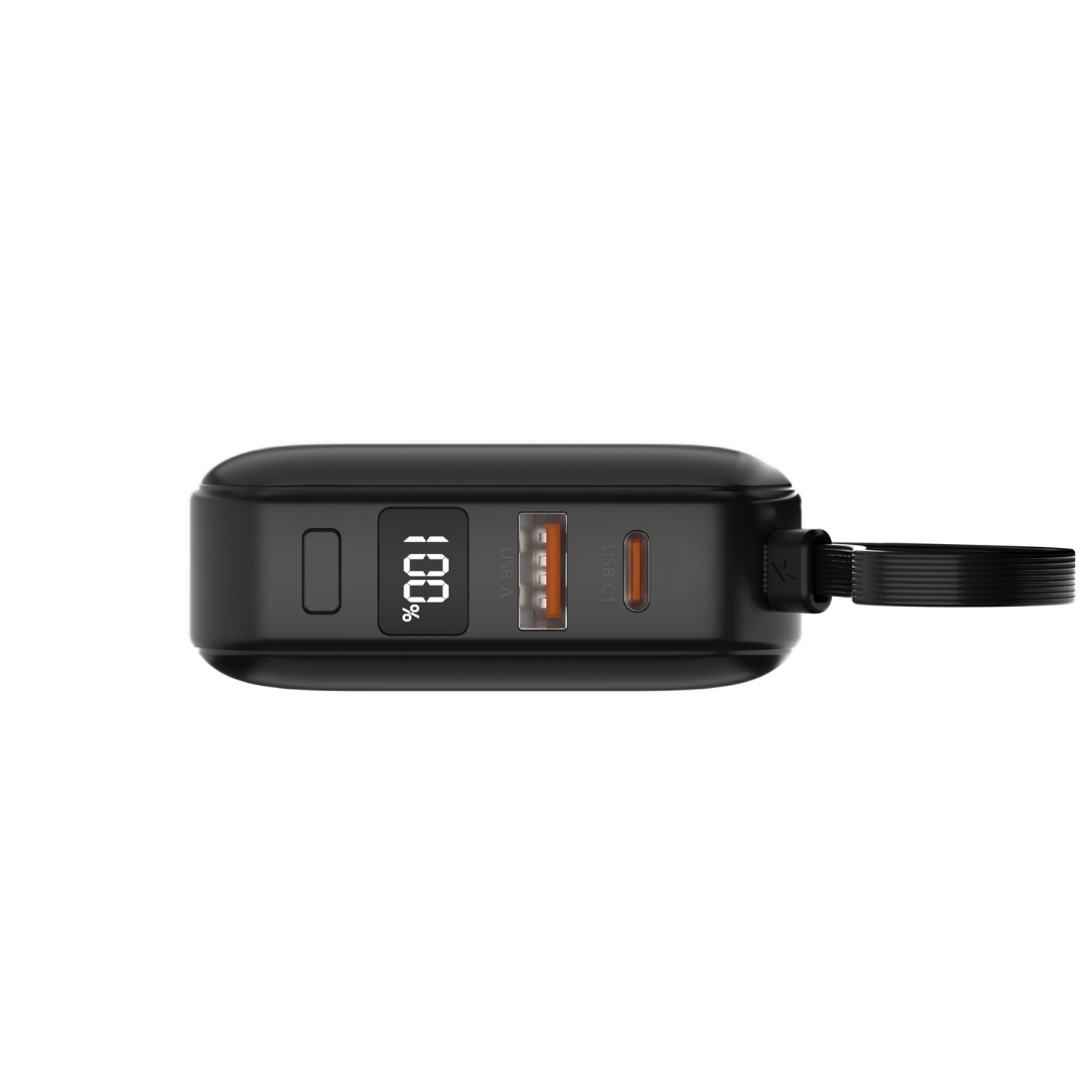 Philips 10000mAh Mini Power Bank PD 20W 22.5W Fast Charging Built-in Type-C & Lightning Cables (DLP2217/97)