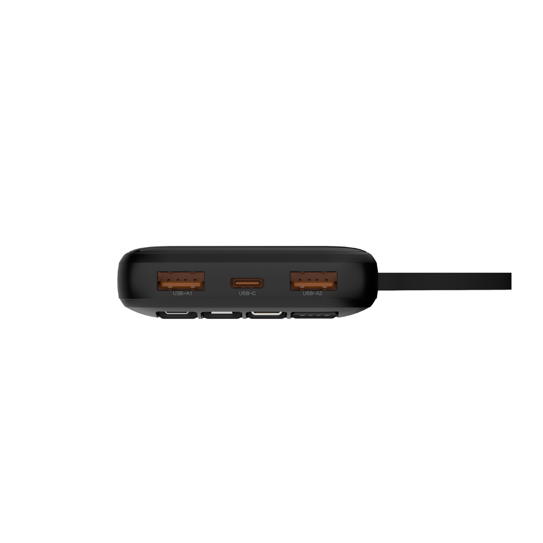 Philips 10,000mAh Power Bank 22.5W Max Fast Charge 4 Integrated Cables Digital LCD Display (DLP2223/97)